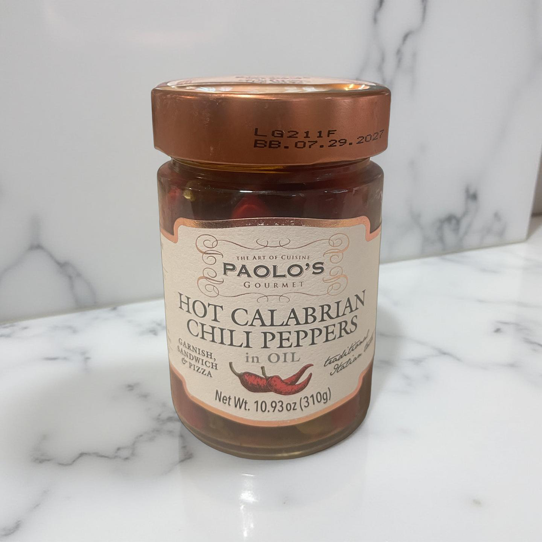 Hot Calabrian Chili Peppers in Oil