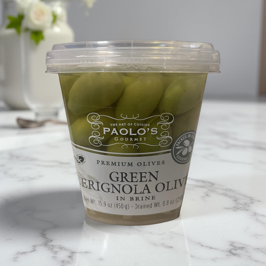 Green Cerignola Olives in Brine