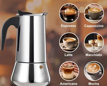 Load image into Gallery viewer, Stainless Steel Espresso Maker
