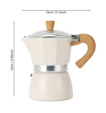 Load image into Gallery viewer, Aluminum Espresso Coffee Maker 3 Cup

