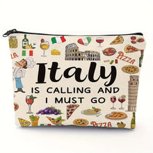 Load image into Gallery viewer, &quot;Italy is Calling&quot; Toiletry Bag
