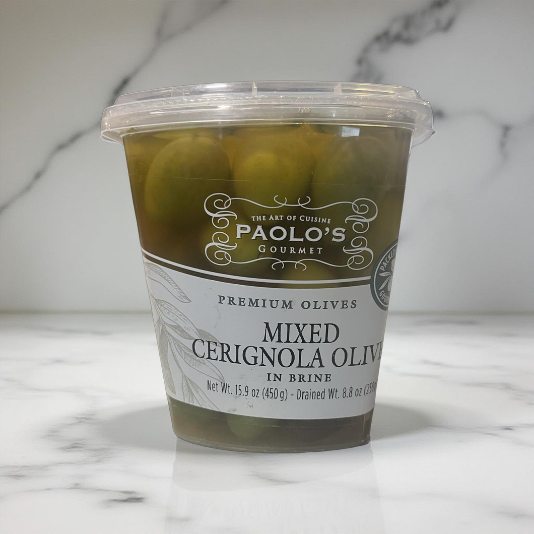 Mixed Cerignola Olives in Brine