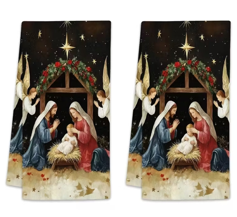 Nativity Kitchen Towel (Set of 2)