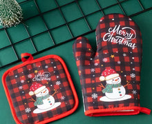 Load image into Gallery viewer, Festive Christmas Oven Mitts
