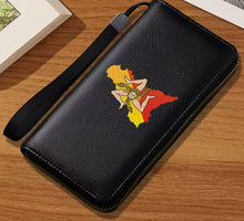 Load image into Gallery viewer, Sicily Italy Map Wallet w/Trinacria Design
